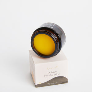 Ena All Natural Pink Grapefruit Lip Balm in Glass