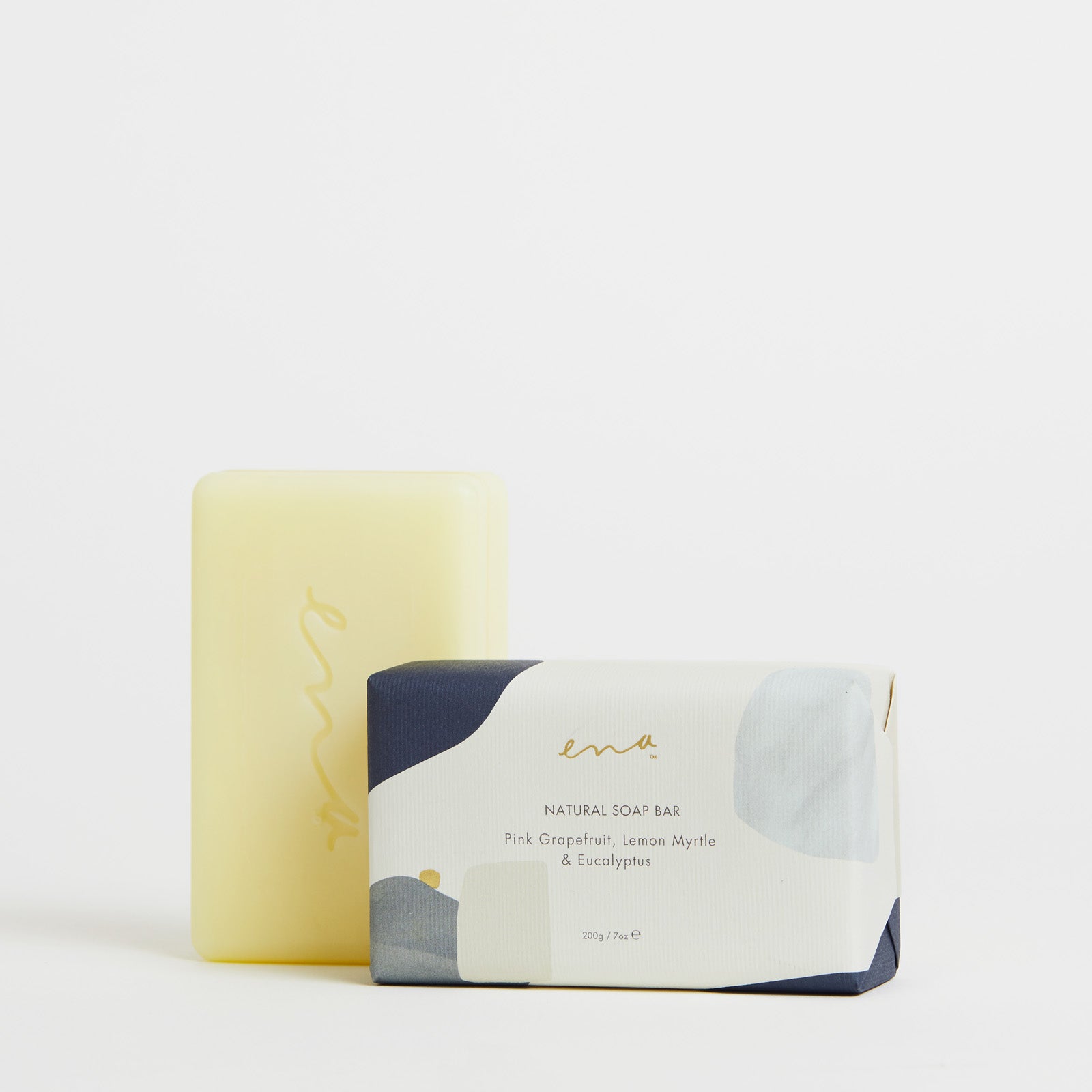 Natural Soap Bar - Pink Grapefruit, Lemon Myrtle & Eucalyptus 200gm